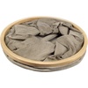 image:imageFoldable Bamboo Laundry Hamper without Lid  Decor Essentials for Any Room  Medium  Circular  GreenBrown