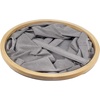 image:imageFoldable Bamboo Laundry Hamper without Lid  Decor Essentials for Any Room  Medium  Circular  GreenGray