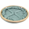 image:imageFoldable Bamboo Laundry Hamper without Lid  Decor Essentials for Any Room  Medium  Circular  GreenGreen