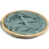 image:imageFoldable Bamboo Laundry Hamper without Lid  Decor Essentials for Any Room  Medium  Circular  GreenGreen