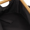 image:imageFoldable Bamboo Laundry Hamper without Lid  Decor Essentials for Any Room  Small  Rectangular  WhiteGrey with Lid