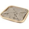 image:imageFoldable Bamboo Laundry Hamper without Lid  Decor Essentials for Any Room  Small  Square  BrownBrown