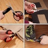 image:imageHeavy Duty Titanium Tailor Fabric Shears  95 Black wPurple  1 Unit85  95 Forged Black With Grey