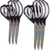 image:imageHeavy Duty Titanium Tailor Fabric Shears  95 Black wPurple  1 Unit85  95 Forged Black With Grey
