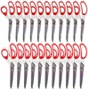 image:imageHeavy Duty Titanium Tailor Fabric Shears  95 Black wPurple  1 Unit85  95 Forged White With Red