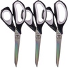 image:imageHeavy Duty Titanium Tailor Fabric Shears  95 Black wPurple  1 Unit95 Forged Black With Grey