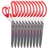 image:imageHeavy Duty Titanium Tailor Fabric Shears  95 Black wPurple  1 Unit95 Forged White With Red