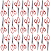 image:imageHeavy Duty Titanium Tailor Fabric Shears  95 Black wPurple  1 Unit95 Forged White With Red
