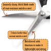 image:imageHeavy Duty Titanium Tailor Fabric Shears  95 Black wPurple  1 Unit95 Utility Black With Purple