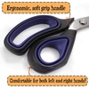 image:imageHeavy Duty Titanium Tailor Fabric Shears  95 Black wPurple  1 Unit95 Utility Black With Purple