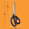 image:imageHeavy Duty Titanium Tailor Fabric Shears  95 Black wPurple  1 Unit95 Utility Black With Purple