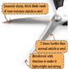 image:imageHeavy Duty Titanium Tailor Fabric Shears  95 Black wPurple  1 Unit95 Utility Black With Purple