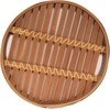 image:imageJiaozi MakerGyozaMandu Dumpling Steamer 8 Inch Bamboo Dim Sum or Bao Baozi Steamer Basket 2 Pieces