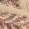 image:imageJubileeYarn 100gSkein Ruffle Chiffon Ribbon Yarn  Black Red Flora  2 Skeins01 Leopard Brown