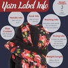image:imageJubileeYarn 100gSkein Ruffle Chiffon Ribbon Yarn  Black Red Flora  2 Skeins07 Polka Dot White