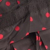 image:imageJubileeYarn 100gSkein Ruffle Chiffon Ribbon Yarn  Black Red Flora  2 Skeins08 Polka Dot Black Red