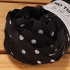 image:imageJubileeYarn 100gSkein Ruffle Chiffon Ribbon Yarn  Black Red Flora  2 Skeins09 Polka Dot Black White