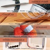 image:imageJubileeYarn 125 Single Point Bamboo Knitting Needles Set  15 Sizes 2mm10mm  Carbonized BrownNatural