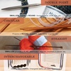 image:imageJubileeYarn 125 Single Point Bamboo Knitting Needles Set  15 Sizes 2mm10mm  Carbonized BrownNatural
