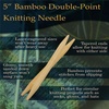 image:imageJubileeYarn 9 Double Point Bamboo Knitting Needles Set  15 Sizes 2mmUS010mmUS15  5 NeedlesSize  Carbonized Brown75 Pcs 15 Size  Carbonized