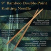 image:imageJubileeYarn 9 Double Point Bamboo Knitting Needles Set  15 Sizes 2mmUS010mmUS15  5 NeedlesSize  Carbonized Brown75 Pcs 15 Size  Carbonized