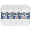 image:imageJubileeYarn Baby Bear Yarn  100gSkein Chunky Polyester Faux Fur  Shades of Blue  4 Skeins01 White