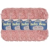 image:imageJubileeYarn Baby Bear Yarn  100gSkein Chunky Polyester Faux Fur  Shades of Blue  4 Skeins07 Peach