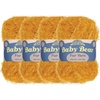 image:imageJubileeYarn Baby Bear Yarn  100gSkein Chunky Polyester Faux Fur  Shades of Blue  4 Skeins08 Butterscotch