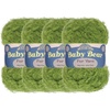 image:imageJubileeYarn Baby Bear Yarn  100gSkein Chunky Polyester Faux Fur  Shades of Blue  4 Skeins11 Lime Green