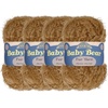 image:imageJubileeYarn Baby Bear Yarn  100gSkein Chunky Polyester Faux Fur  Shades of Blue  4 Skeins15 Bronze