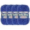 image:imageJubileeYarn Baby Bear Yarn  100gSkein Chunky Polyester Faux Fur  Shades of Blue  4 Skeins16 Royal Blue
