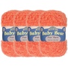 image:imageJubileeYarn Baby Bear Yarn  100gSkein Chunky Polyester Faux Fur  Shades of Blue  4 Skeins28 Living Coral