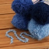 image:imageJubileeYarn Baby Bear Yarn  100gSkein Chunky Polyester Faux Fur  Shades of Blue  4 SkeinsShades of Blue