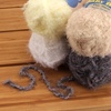 image:imageJubileeYarn Baby Bear Yarn  100gSkein Chunky Polyester Faux Fur  Shades of Blue  4 SkeinsShades of White