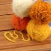image:imageJubileeYarn Baby Bear Yarn  100gSkein Chunky Polyester Faux Fur  Shades of Blue  4 SkeinsShades of Yellow