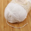 image:imageJubileeYarn Baby Soft Bamboo Cotton Yarn  50gSkein  Sand Cliff Brown  4 Skeins210 Cotton White