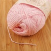 image:imageJubileeYarn Baby Soft Bamboo Cotton Yarn  50gSkein  Sand Cliff Brown  4 Skeins3305 Primrose Pink