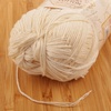 image:imageJubileeYarn Baby Soft Bamboo Cotton Yarn  50gSkein  Sand Cliff Brown  4 Skeins3403 Moon Beam