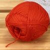 image:imageJubileeYarn Baby Soft Bamboo Cotton Yarn  50gSkein  Sand Cliff Brown  4 Skeins418 Cherry Red