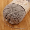 image:imageJubileeYarn Baby Soft Bamboo Cotton Yarn  50gSkein  Sand Cliff Brown  4 Skeins6TC22 Cloudy Grey
