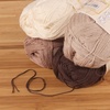 image:imageJubileeYarn Baby Soft Bamboo Cotton Yarn  50gSkein  Shades of Green  4 SkeinsShades of Brown