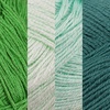 image:imageJubileeYarn Baby Soft Bamboo Cotton Yarn  50gSkein  Shades of Green  4 SkeinsShades of Green