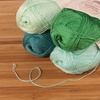 image:imageJubileeYarn Baby Soft Bamboo Cotton Yarn  50gSkein  Shades of Green  4 SkeinsShades of Green