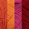 image:imageJubileeYarn Baby Soft Bamboo Cotton Yarn  50gSkein  Shades of Green  4 SkeinsShades of Orange