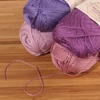 image:imageJubileeYarn Baby Soft Bamboo Cotton Yarn  50gSkein  Shades of Green  4 SkeinsShades of Purple
