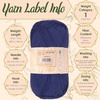 image:imageJubileeYarn Baby Soft Bamboo Cotton Yarn  50gSkein  Watermelon  4 Skeins216 Red Hot Red