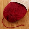 image:imageJubileeYarn Baby Soft Bamboo Cotton Yarn  50gSkein  Watermelon  4 Skeins401 Merlot