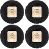 image:imageJubileeYarn Bamboo Cotton Chunky Yarn  100gBall  Almond Milk  2 Balls211 Midnight Black