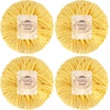 image:imageJubileeYarn Bamboo Cotton Chunky Yarn  100gBall  Almond Milk  2 Balls220 Daisy Yellow