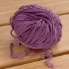 image:imageJubileeYarn Bamboo Cotton Chunky Yarn  100gBall  Almond Milk  2 Balls3202 Deep Purple